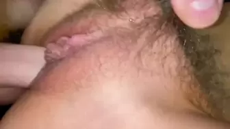 Step sis Hairy Snatch get Cream Pie and Pull my bush by step humongous red hairy cock