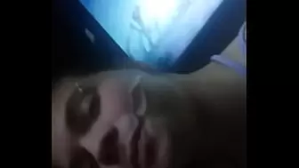 Gf blowing dick face fuck let's make sperm on her face