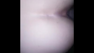 White chick loves to be nailed hard, inter-racial sex african