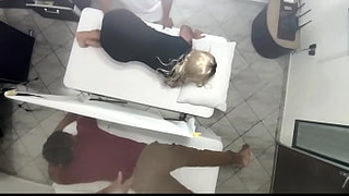 Couples Massages Recorded as the Wifey is Boned Next to Her Boy