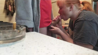 Went for a smoke and got a super bj with jizz in mouth
