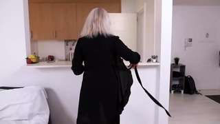 Large Breasted Old Wifey Tied up & Used by Lesbo Friend