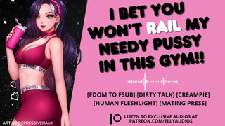 (ASMR) ???? Your Gym Bunny gf Is Dripping Wet For You In The Gym ????