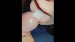 Wifey cheats on hubby with brother in law and let's him feed her his jizz