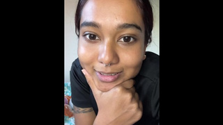 FaceTime call with thin Indian gf turns sleazy