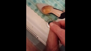 EXTREME PISS - pissing in my roommate's shoes