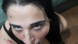 my GF give me the best bj in the world, sperm face
