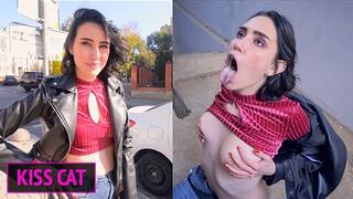 Jizz on me like a Pornstar - Public Agent PickUp Student on the Street and Drilled / Kiss Cat
