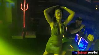 After clubbing amateurs Thai GF put on a show for her BF