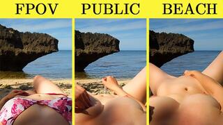 FPOV, Public Beach Masturbates, Amateurs, Lionrynn