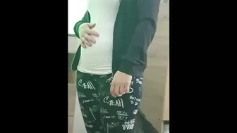 Step Mom in Ripped Leggings get Banged by Step Son in his Bedroom