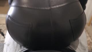 Banged my GF completely in leather